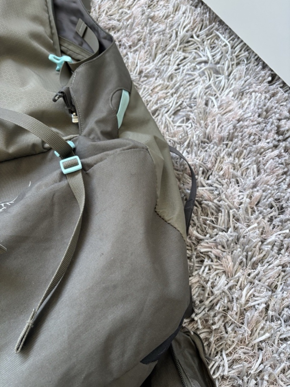 Fairview 70L Travel Backpack in Green Olive / Blue Authentic❤️ - Picture 4 of 12